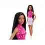 Barbie Fashionistas. Lalka różowa koszulka HRH13 Sklep on-line