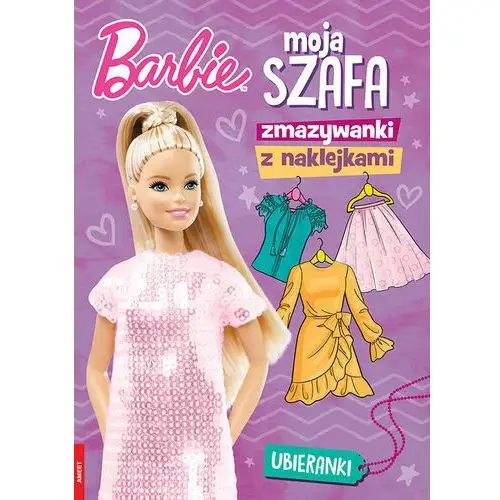 Barbie. Moja szafa. Zmazywanki z naklejkami