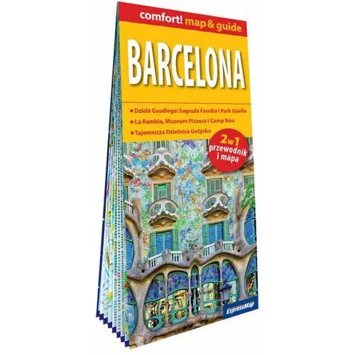 Barcelona 2w1. Przewodnik i mapa