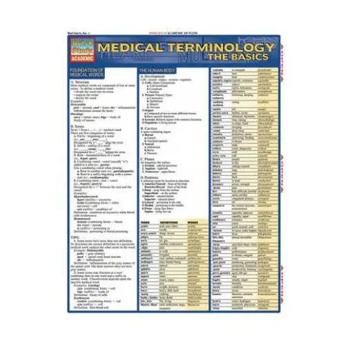 Medical terminology:the basics Barcharts, inc