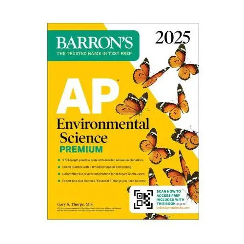 Barrons educational series Ap environmental science premium 2025: 5 practice tests + comprehensive review + online practice