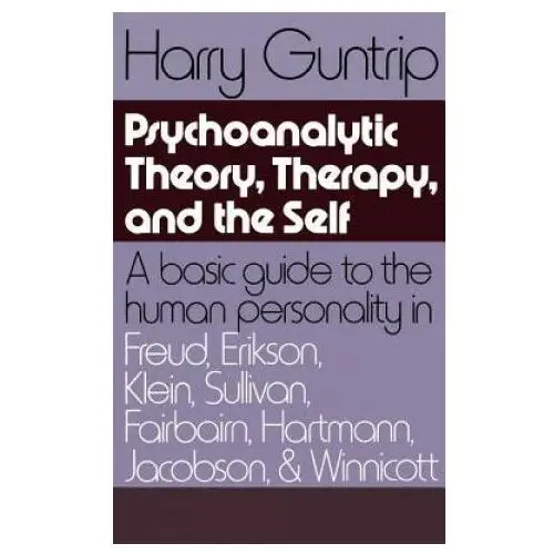 Basic books Psychoanalytic theory, therapy, and the self