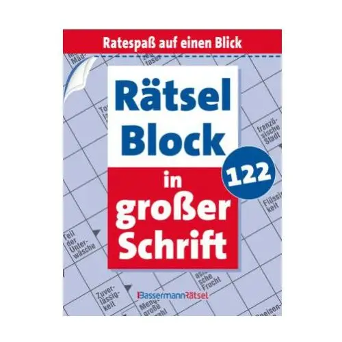 Rätselblock in großer schrift 122 Bassermann