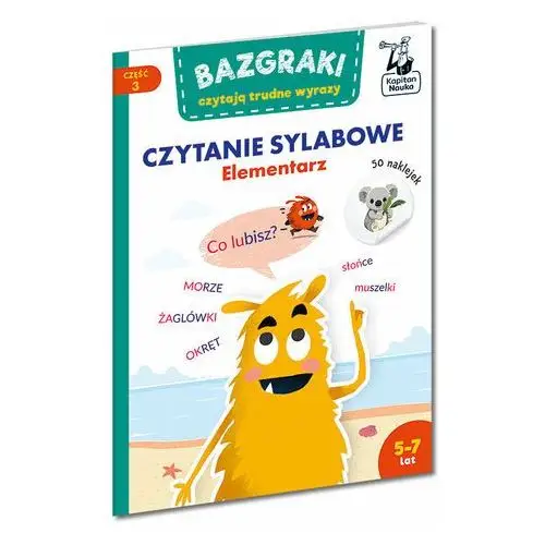 Bazgraki czytają trudne wyrazy. Czytanie sylabowe. Elementarz