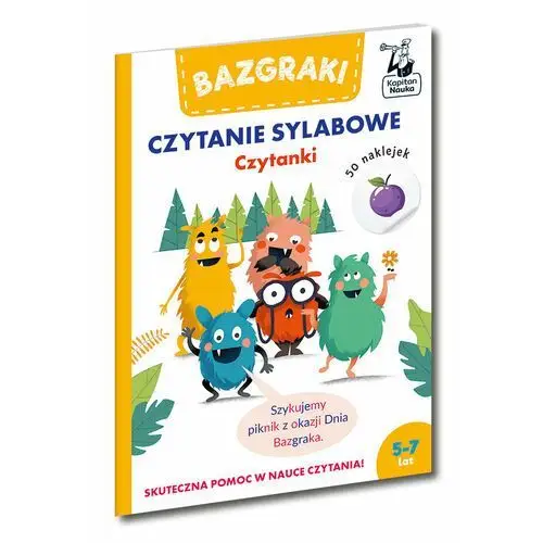 Bazgraki. Czytanie sylabowe. Czytanki. Kapitan Nauka