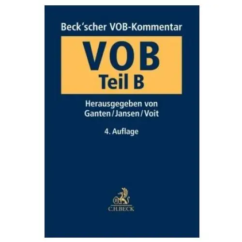 Beck'scher VOB-Kommentar VOB Teil B