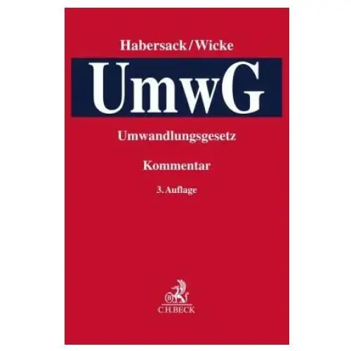 Beck juristischer verlag Kommentar zum umwandlungsgesetz