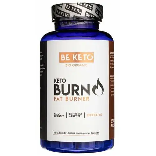 BeKeto, Keto Burn, Spalacz tłuszczu, 90 kaps