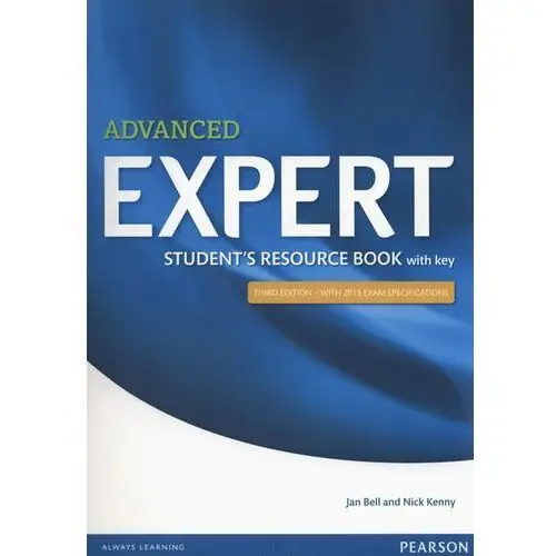 Bell, jan Advanced expert student's resource book with keynatychmiastowa