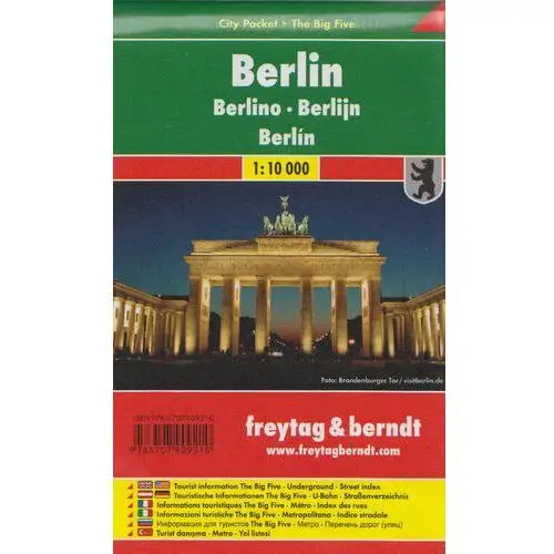 Berlin city pocket. Mapa 1:10 000