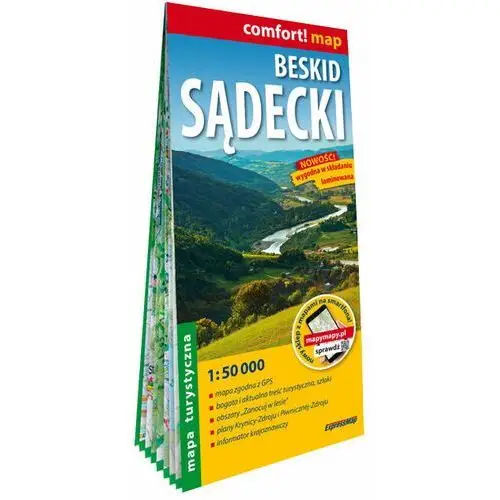 Beskid Sądecki. Mapa turystyczna 1:50 000