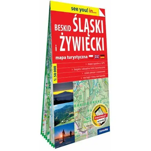 Beskid Śląski i Żywiecki. Mapa turystyczna 1:50 000