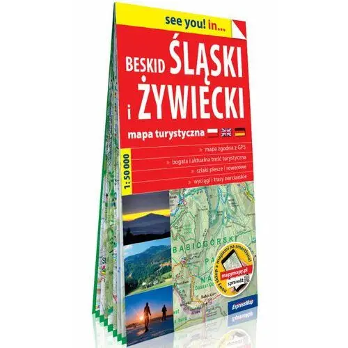 Beskid Śląski i Żywiecki. Mapa turystyczna 1:50 000