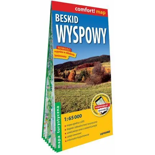 Beskid Wyspowy. Mapa turystyczna 1:65 000