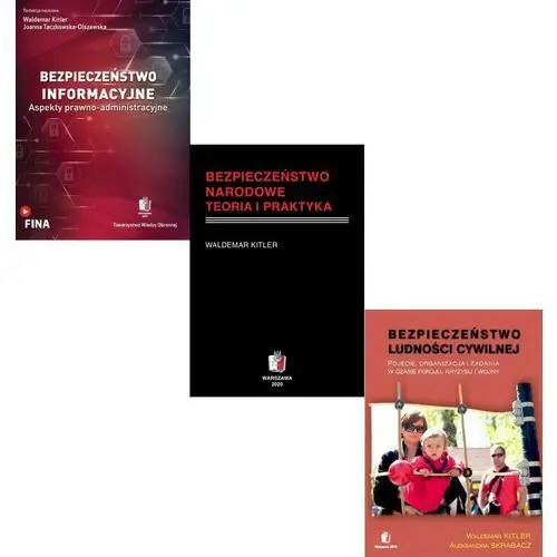 BEZPIECZEŃSTWO: NARODOWE, INFORMACYJNE I POWSZECHNE Pakiet 3 książki (E-book)