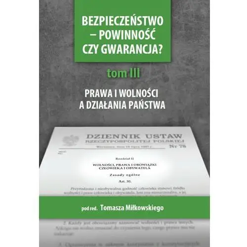 Bezpieczeństwo - powinność czy