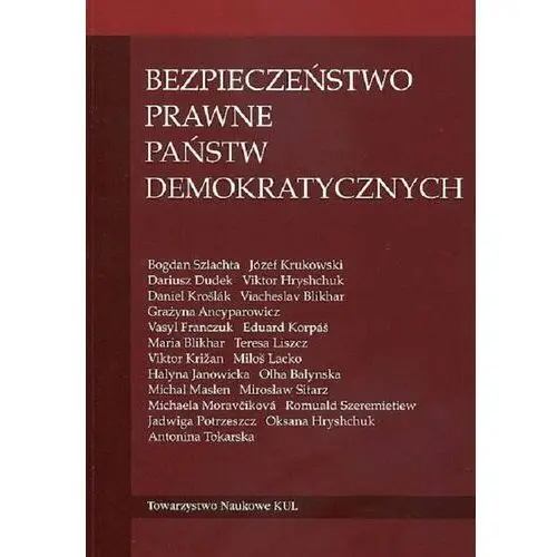 Bezpieczeństwo prawne państw demokratycznych