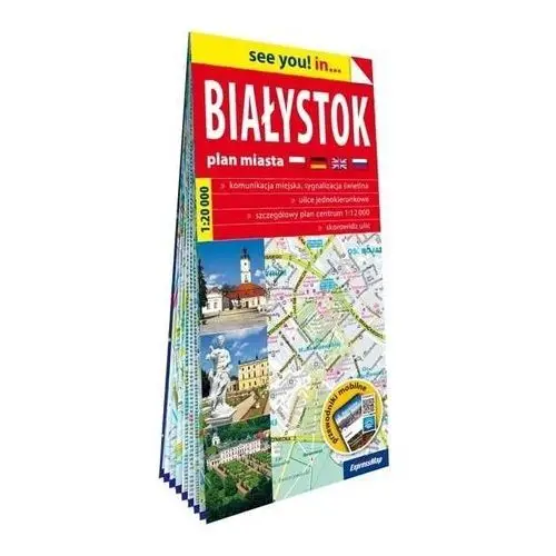 Białystok papierowy plan miasta 1:20 000