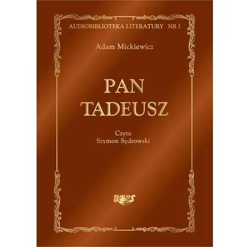 Biblios Pan tadeusz