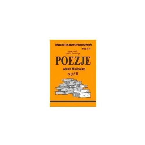 Poezje Adama Mickiewicza cz. II Zeszyt 38, 3658 2