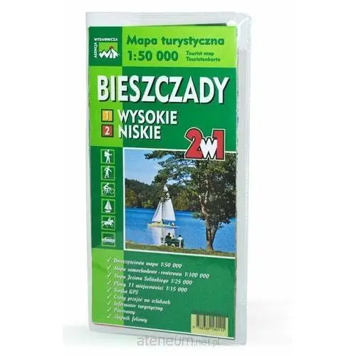 Bieszczady 2w1. Mapa 1:50 000