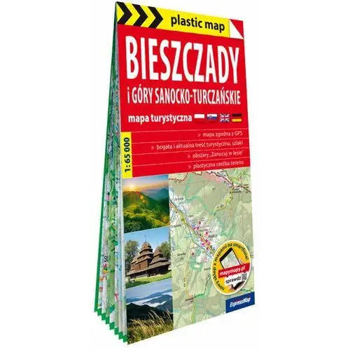 Bieszczady i Góry Sanocko-Turczańskie. Mapa turystyczna 1:65 000