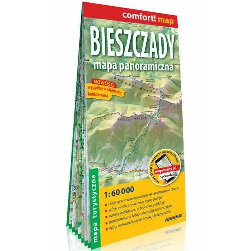 Bieszczady. Mapa turystyczna