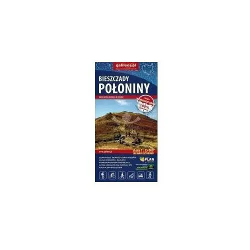 Bieszczady połoniny 1:25 000