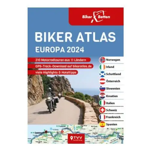 Biker atlas europa 2024 Tvv touristik-verlag gmbh