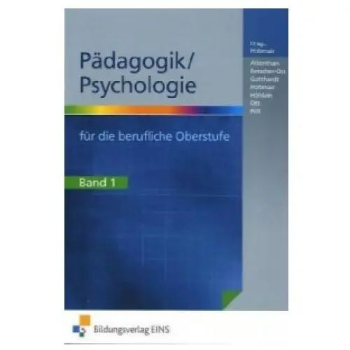 Pädagogik/psychologie. bd.1 Bildungsverlag eins