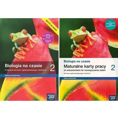 Biologia na czasie podręcznik 2 Podręcznik Maturalne karty pracy Nowa Era