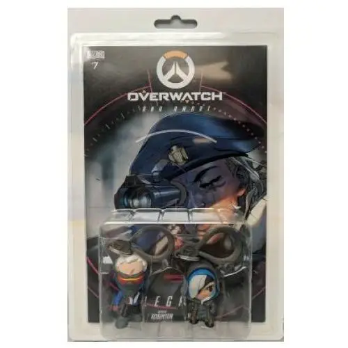 Overwatch ana and soldier 76 comic book and backpack hanger two-pack Blizzard entertainment