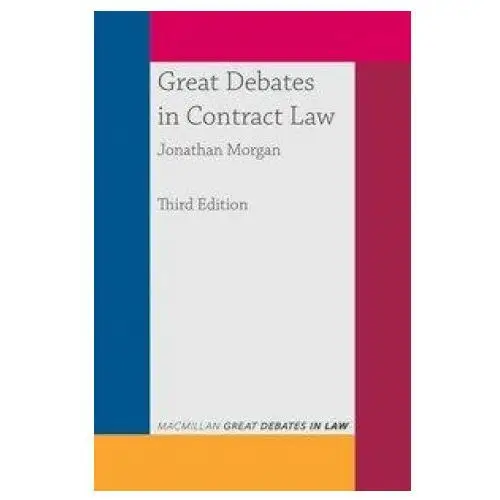 Great debates in contract law Bloomsbury publishing