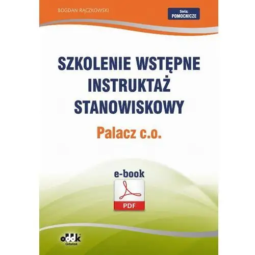 Szkolenie wstępne instruktaż stanowiskowy palacz c.o.,B