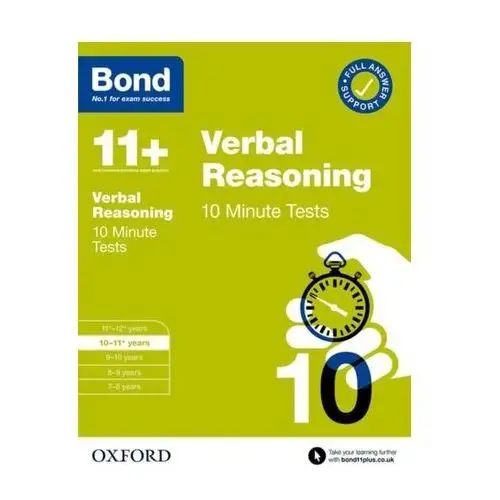 Bond 11+: Bond 11+ Verbal Reasoning Challenge Assessment Papers 10-11 years Down, Frances; Bond