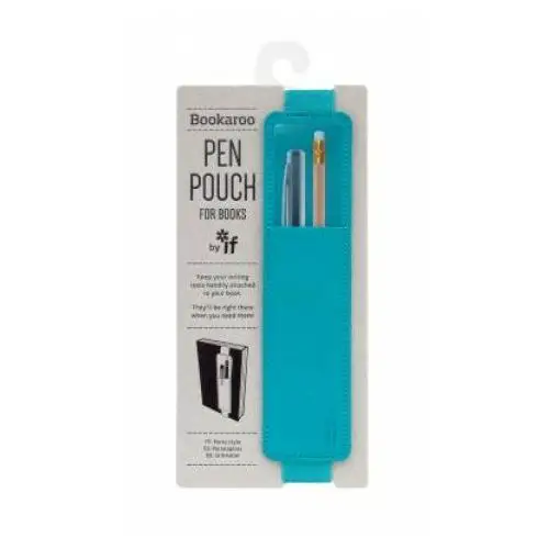Bookaroo pen pouch turquoise If cardboard creations ltd
