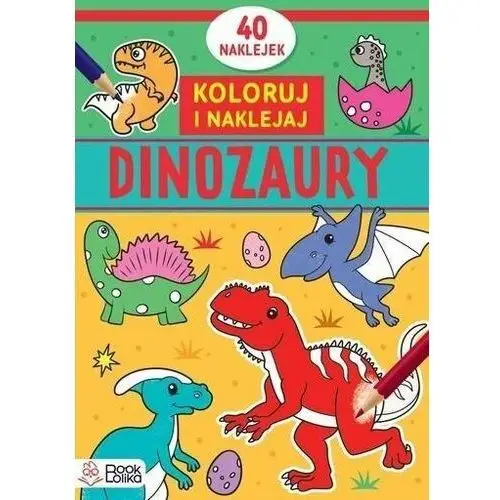 Bookolika Dinozaury. koloruję i naklejam