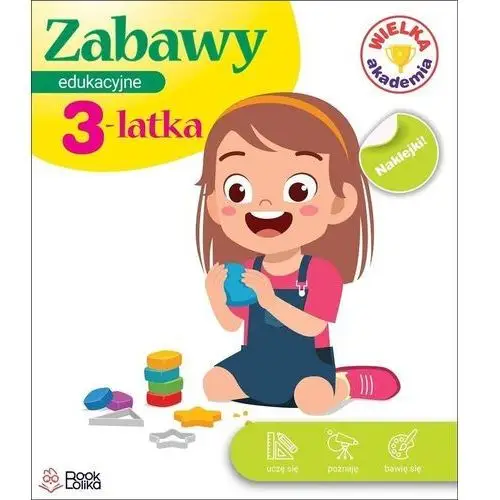 Bookolika Zabawy edukacyjne 3-latka. wielka akademia