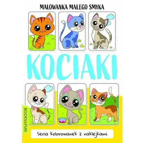 Malowanka małego smyka. kociaki Books and fun