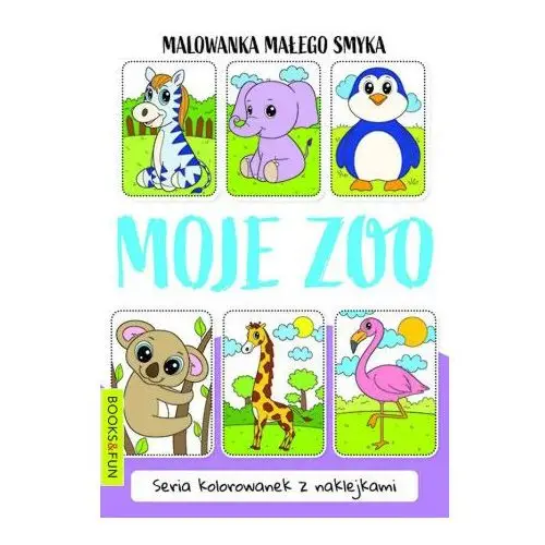 Malowanka małego smyka. moje zoo