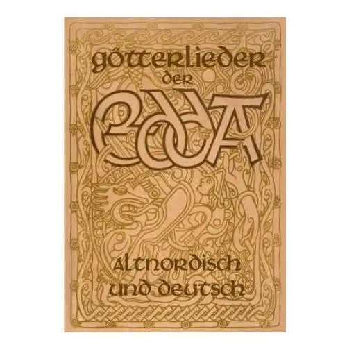 Books on demand Goetterlieder der edda - altnordisch und deutsch