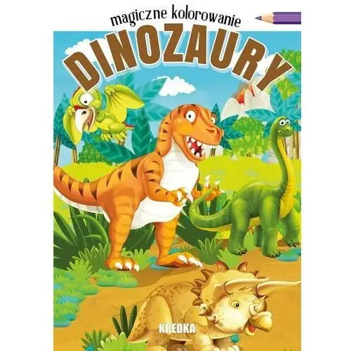 Magiczne kolorowanie. dinozaury Booksandfun