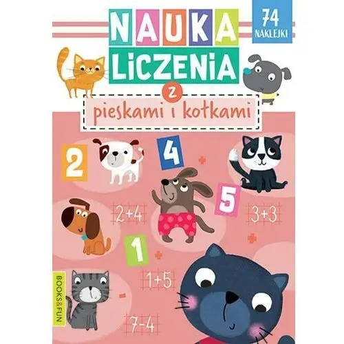 Nauka liczenia z pieskami i kotkami Booksandfun