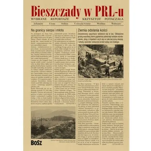 Bieszczady w prl-u. wybrane reportaże