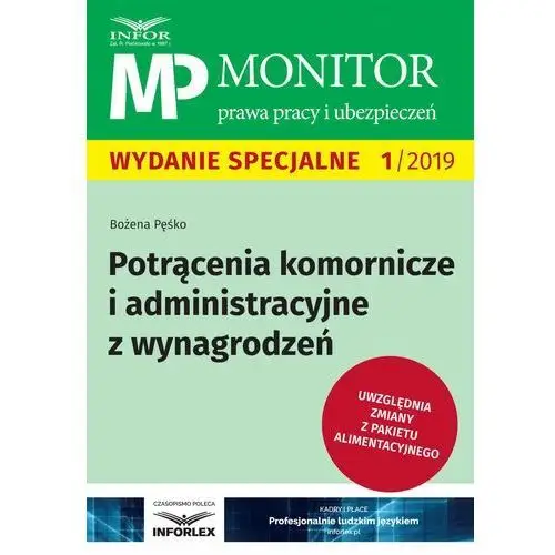 Potrącenia komornicze i administracyjne z wynagrodzeń Bożena pęśko