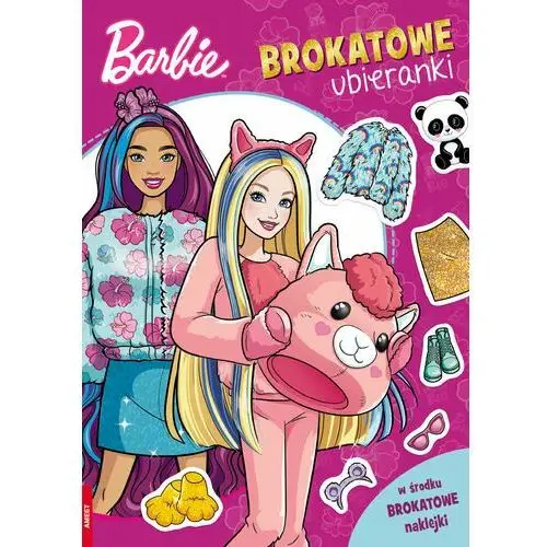 Brokatowe ubieranki. Barbie