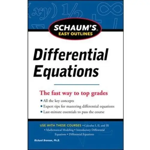 Bronson, richard Schaum's easy outline of differential equations, revised edition