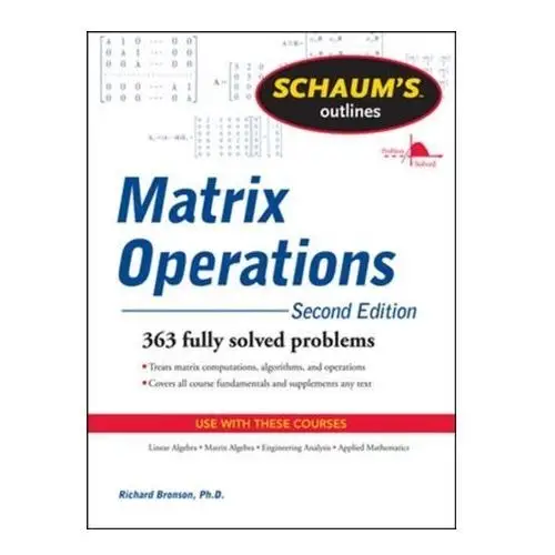 Bronson, richard Schaum's outline of matrix operations