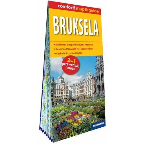 Bruksela 2w1. Przewodnik i mapa