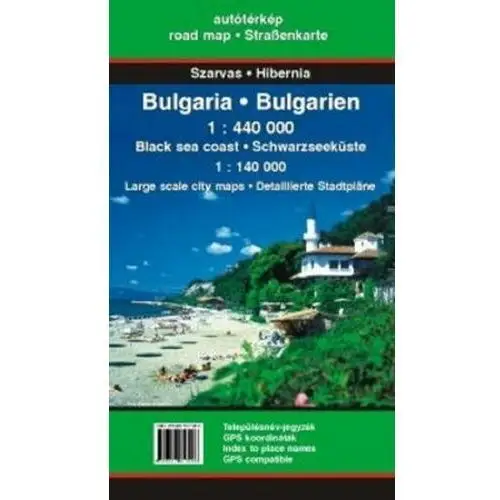 Bułgaria. Mapa samochodowa 1:440 000